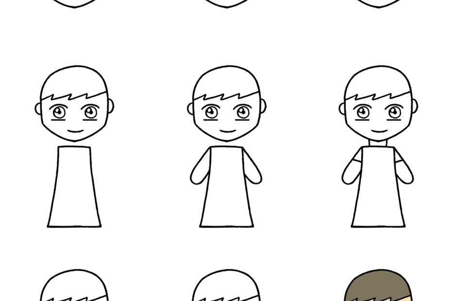 How To Draw An Anime Boy For Kids How To Draw Easy