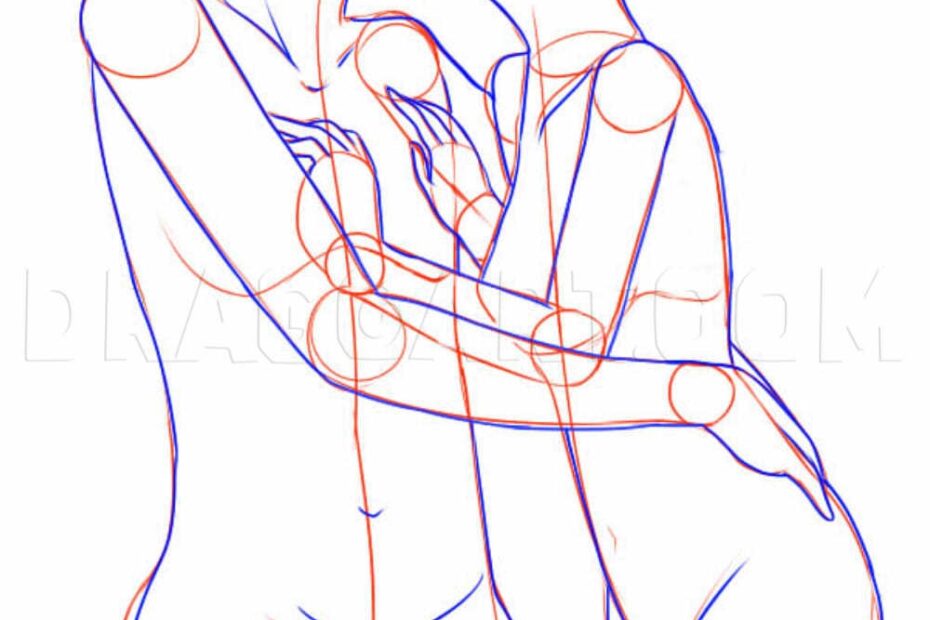 How To Draw An Anime Kiss Drawing Step By Step By KahoOkashii