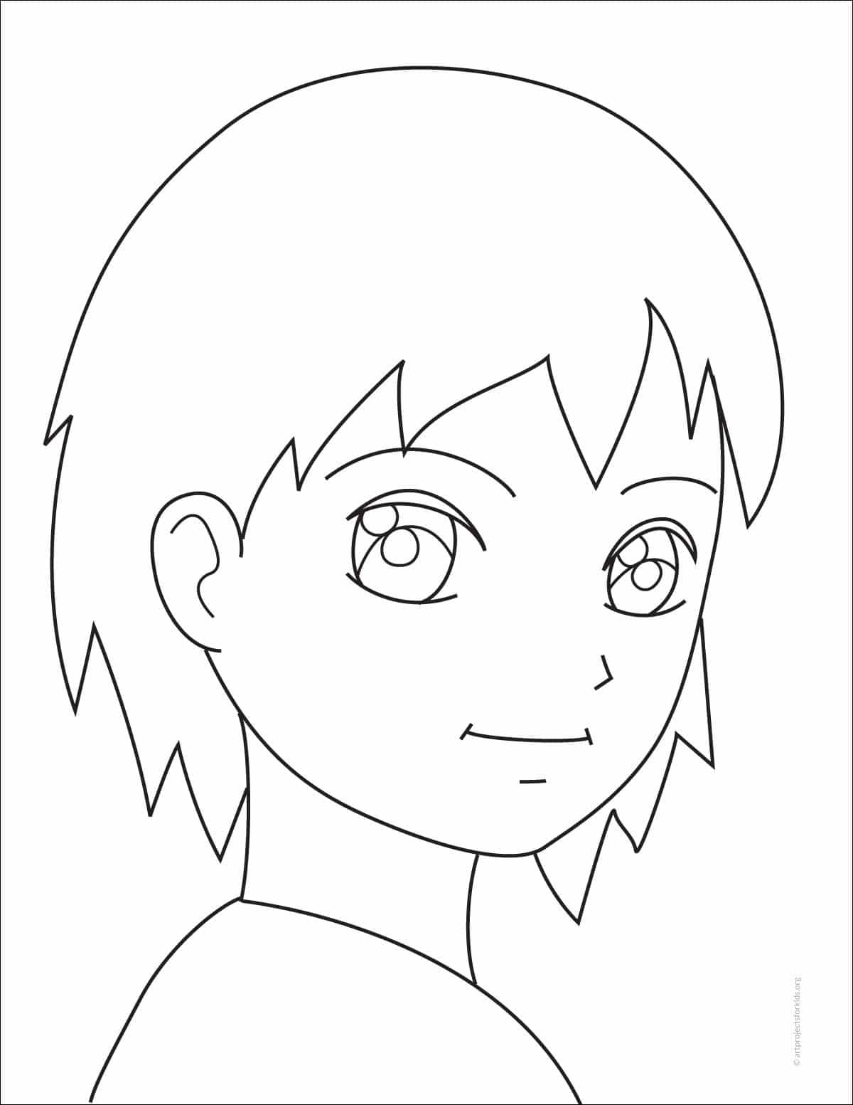simple anime drawing