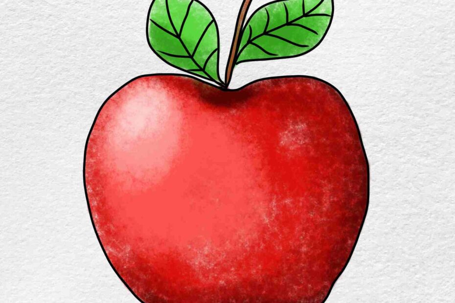 How To Draw An Apple HelloArtsy