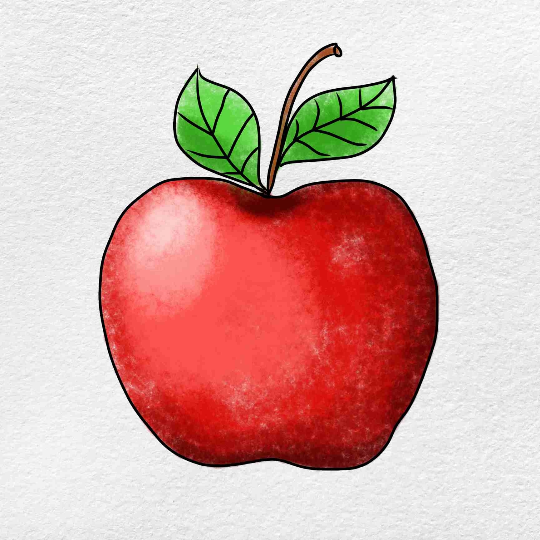 How To Draw An Apple HelloArtsy