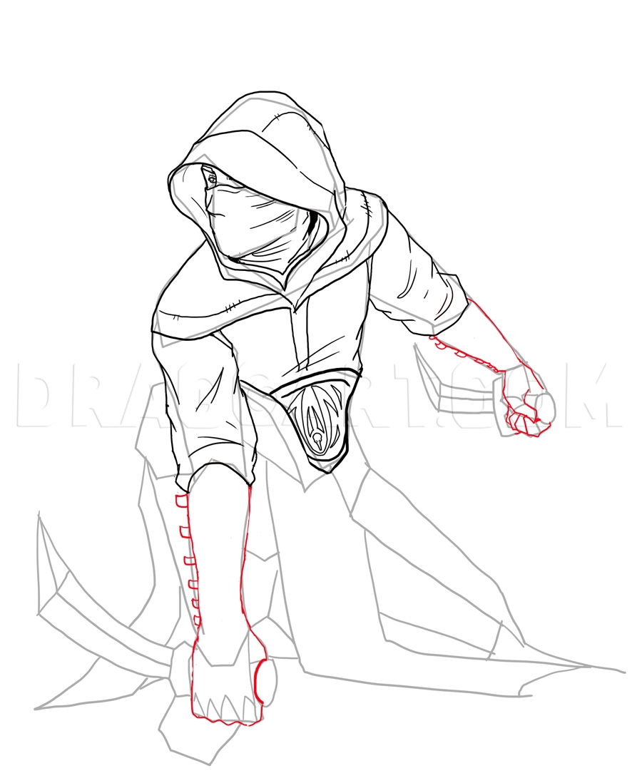 How To Draw An Assassin Drawing Step By Step By NeekoNoir 
