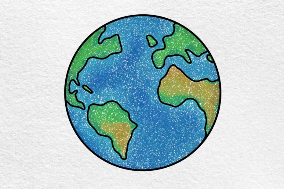 How To Draw An Earth HelloArtsy