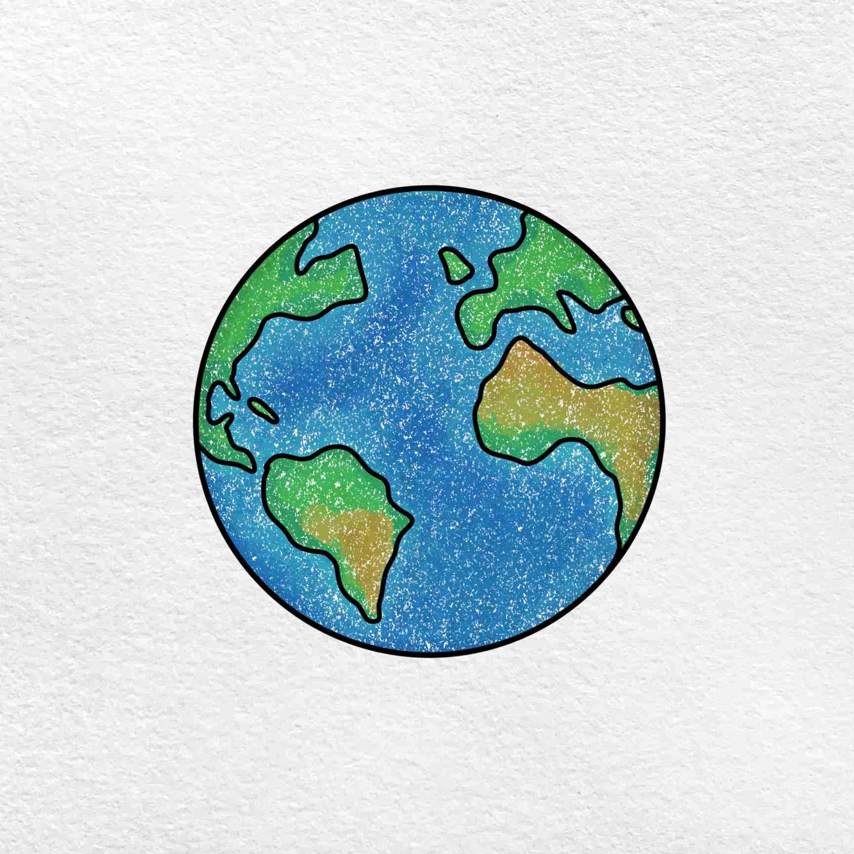 How To Draw An Earth HelloArtsy