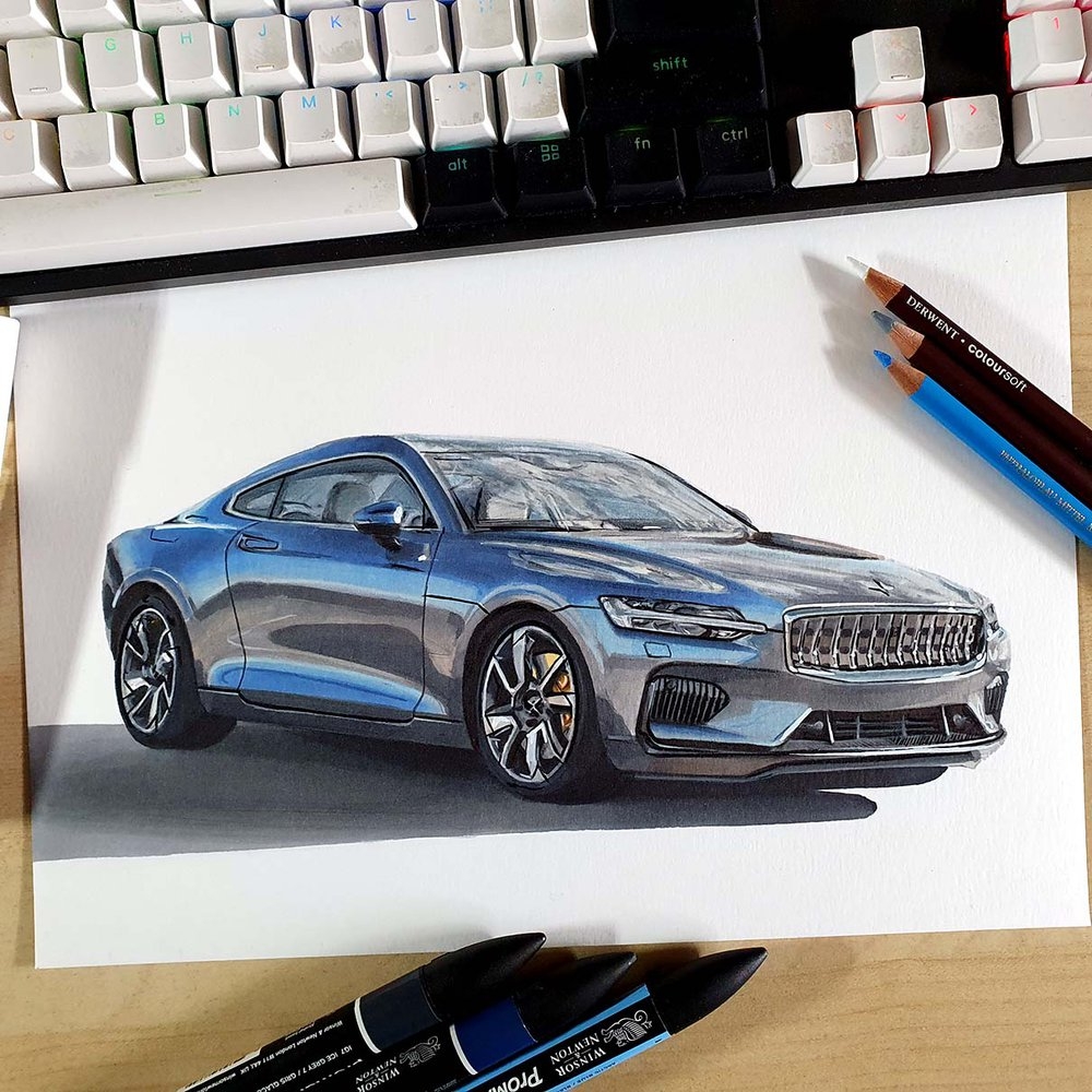 How To Draw An Easy AND Realistic Car Step by Step Tutorial