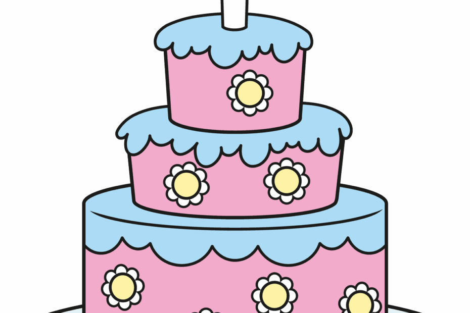 How To Draw An Easy Cartoon Cake Really Easy Drawing Tutorial