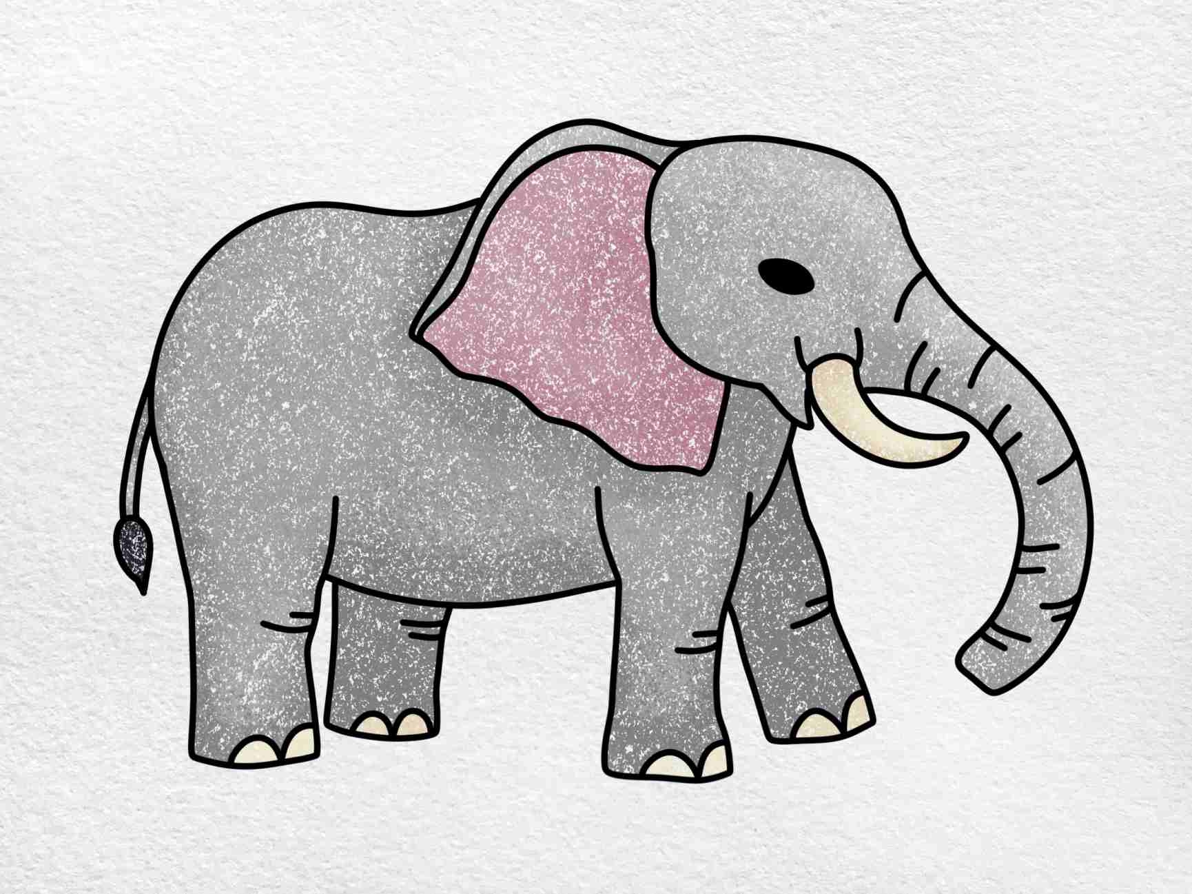 how can i draw an elephant