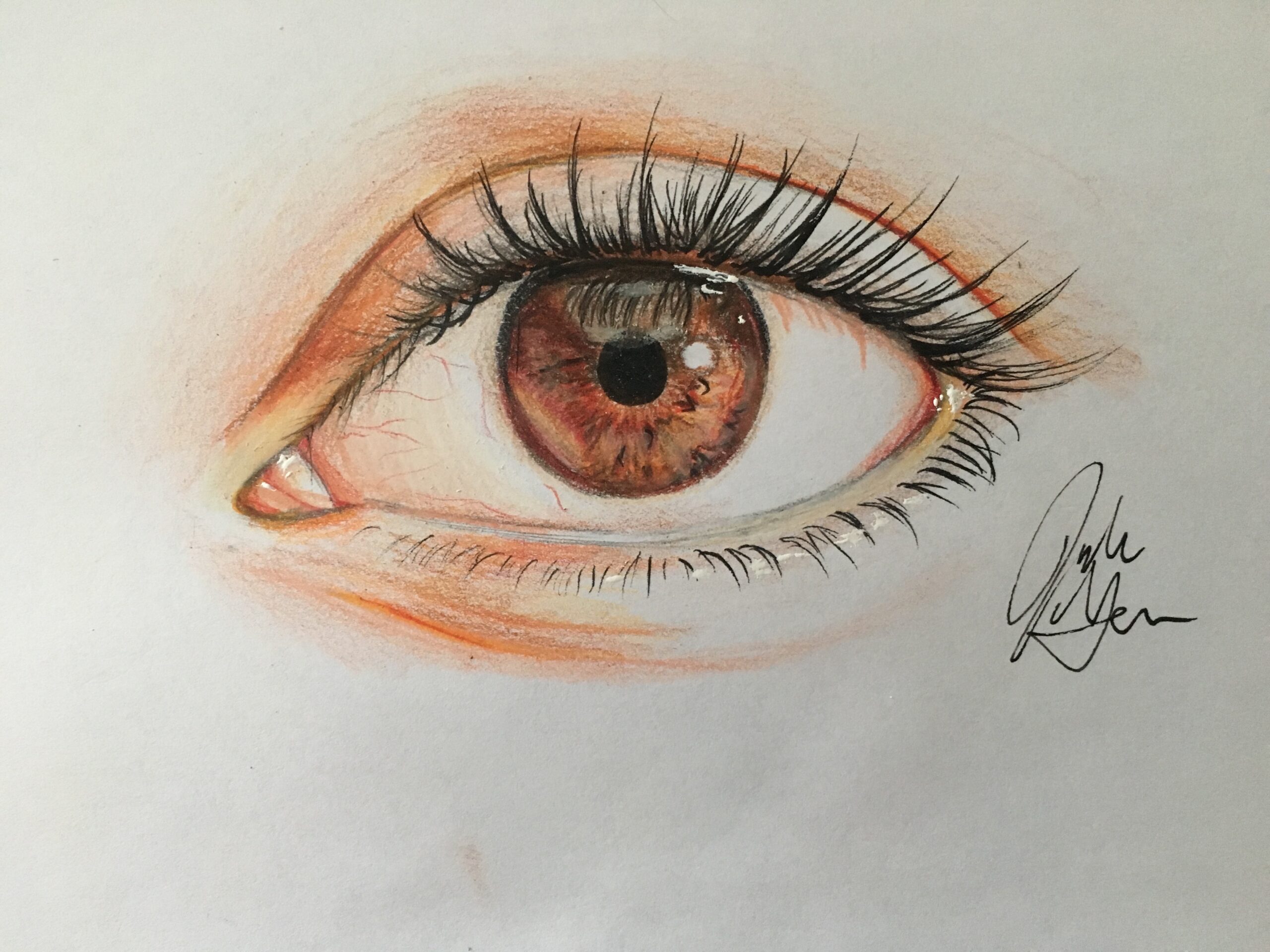 How To Draw An Eye In Colored Pencil with Pictures WikiHow