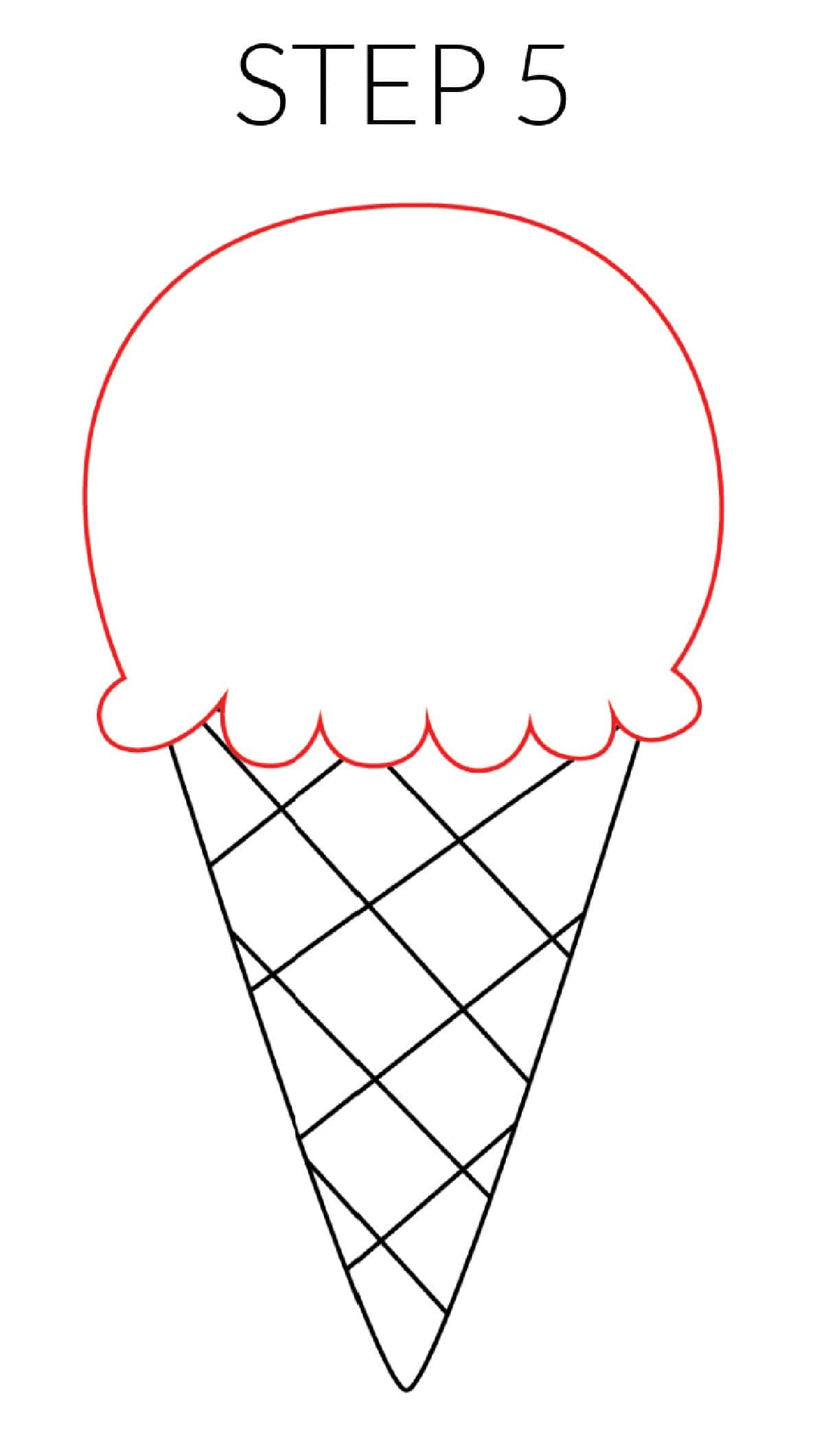 How To Draw An Ice Cream Cone Easy Step By Step Guide