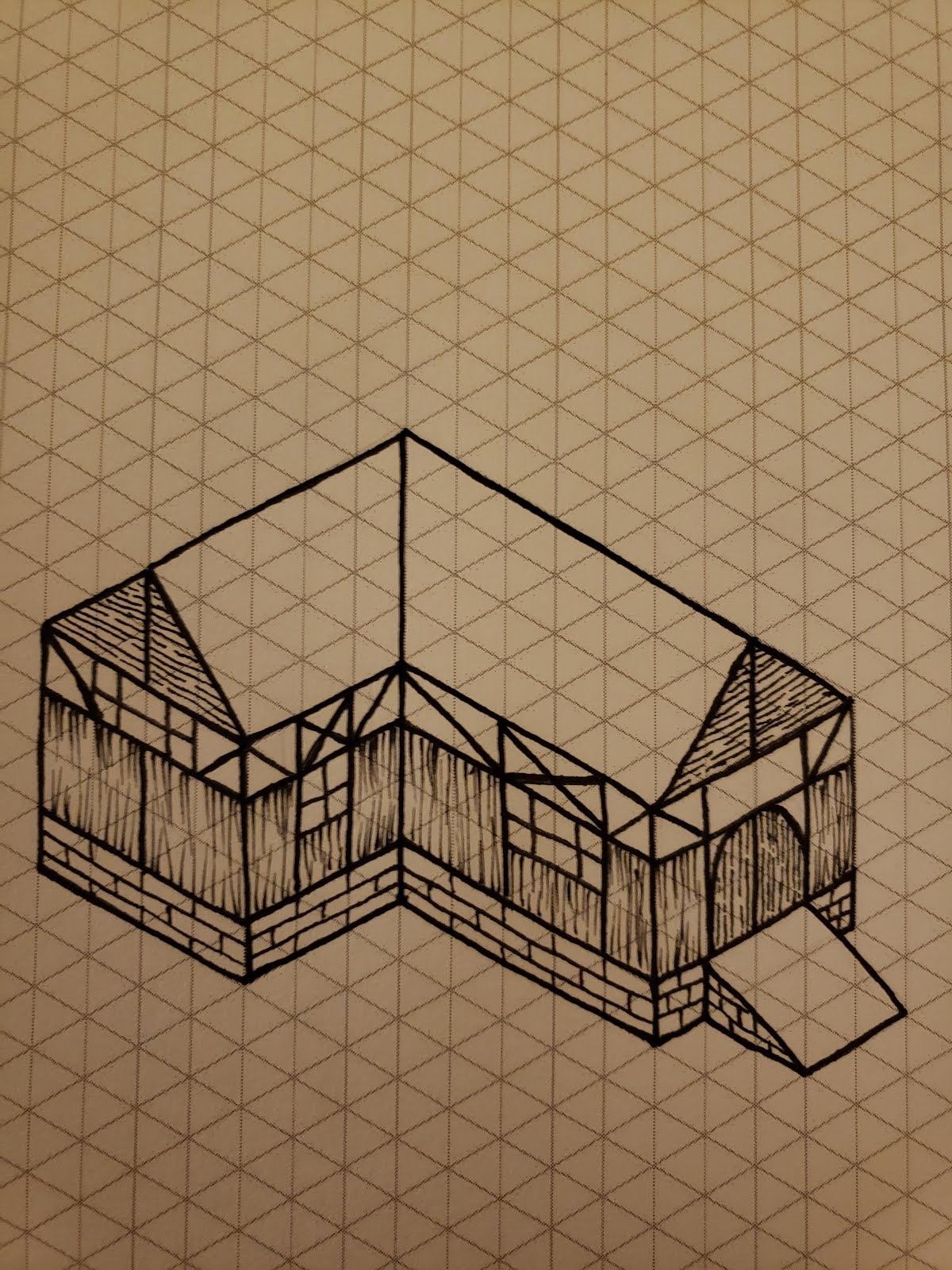 draw isometric drawing