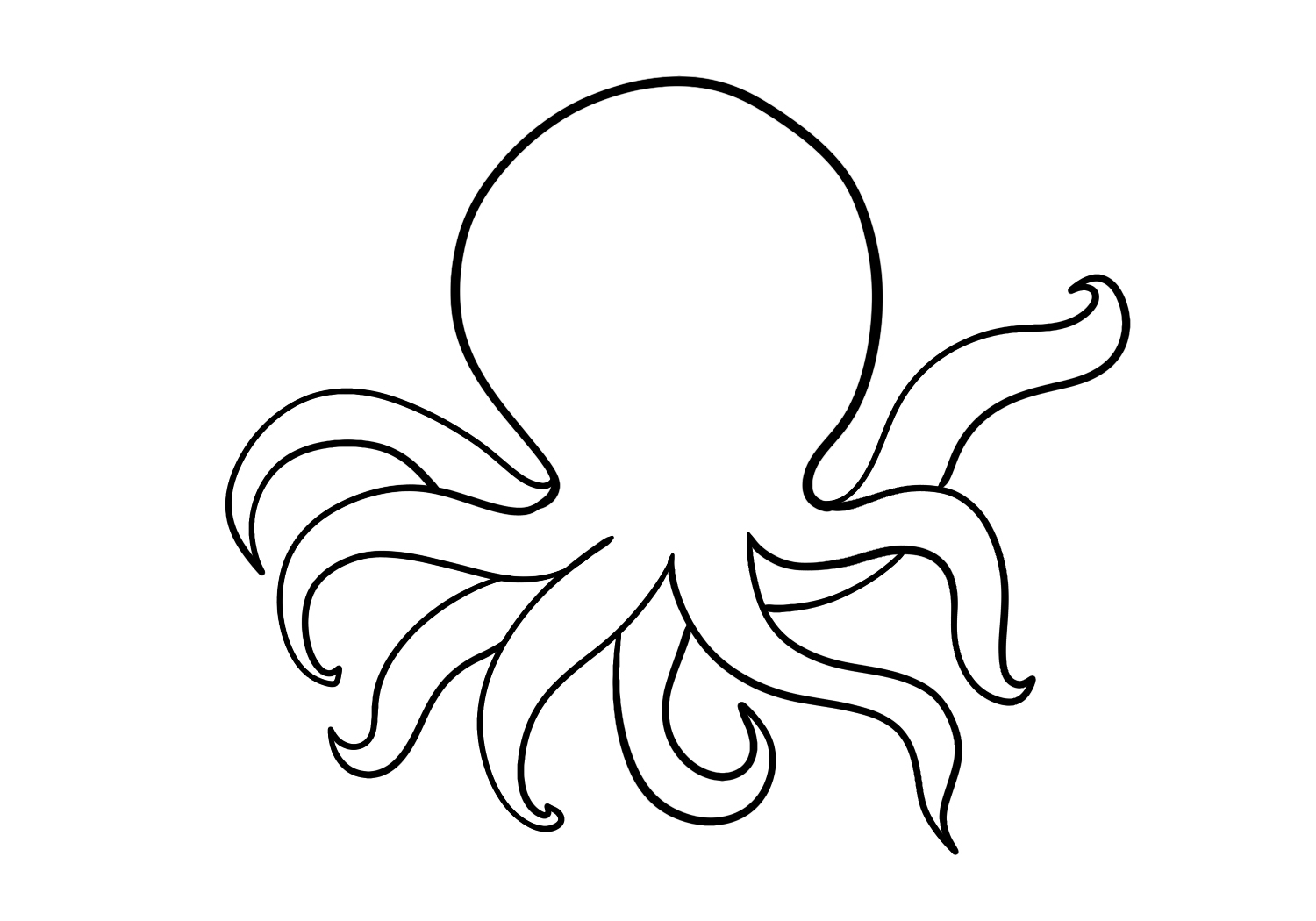 octopus drawing