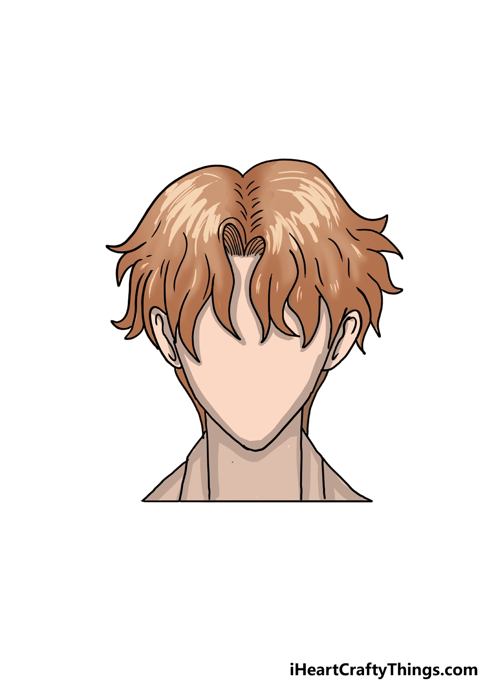 How To Draw Anime Boys Hair Step By Step 