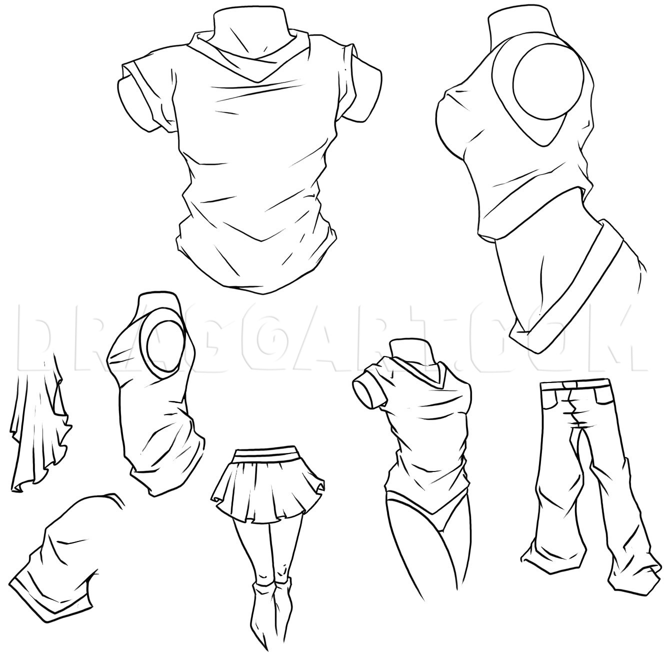 clothes drawing