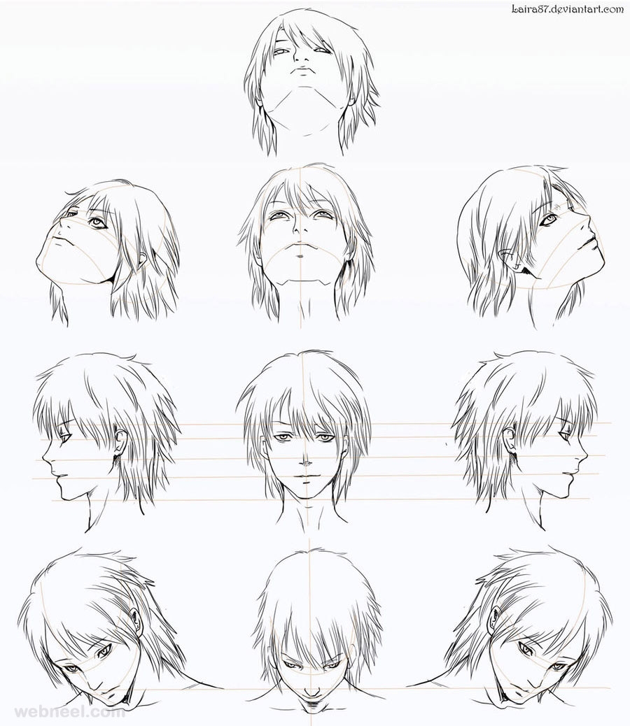 How To Draw Anime Tutorial With Beautiful Anime Character Drawings