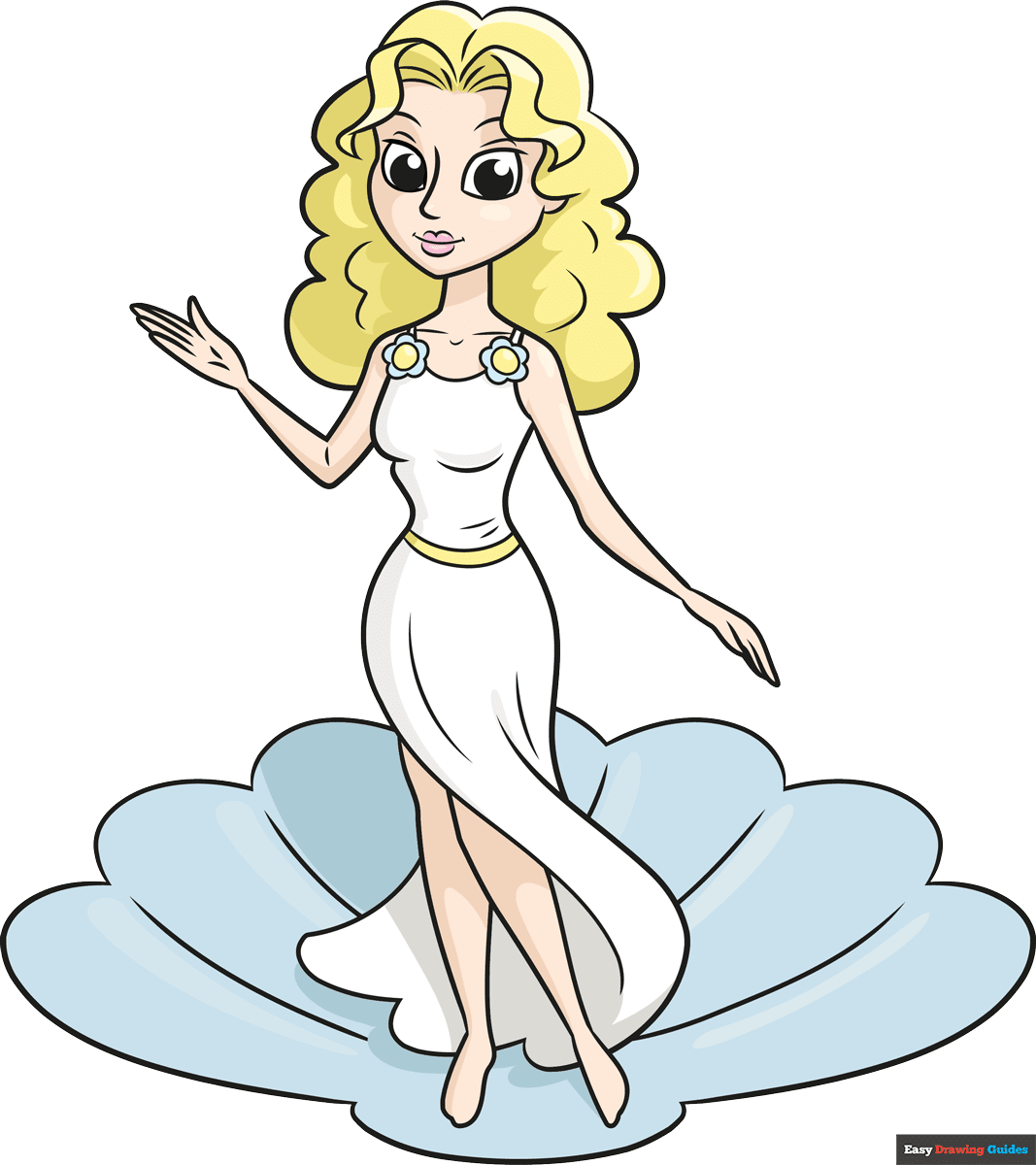 How To Draw Aphrodite Really Easy Drawing Tutorial