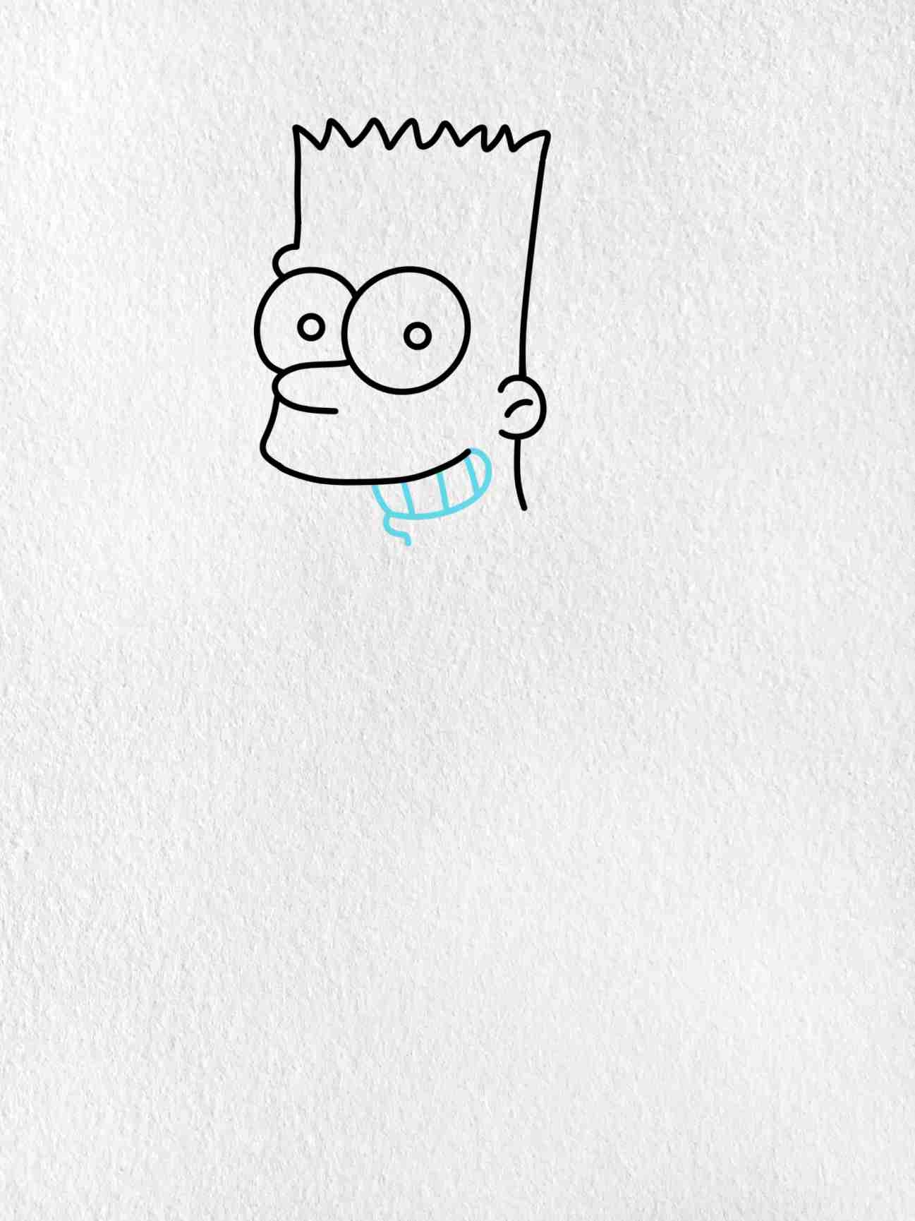 How To Draw Bart Simpson HelloArtsy
