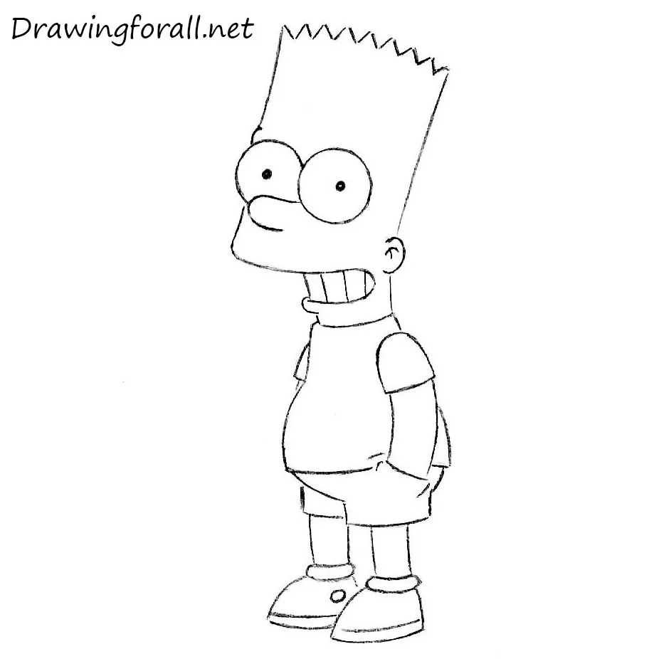 How To Draw Bart Simpson