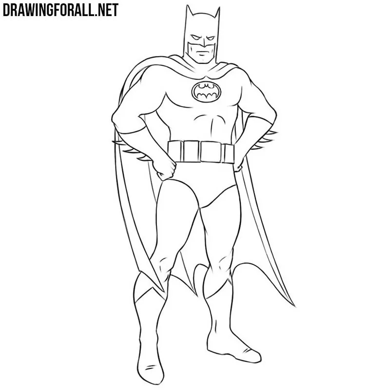 how do i draw batman
