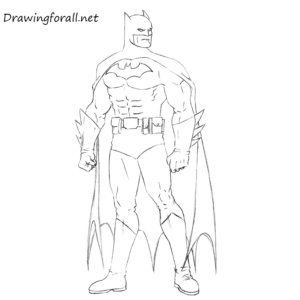 How To Draw Batman Step By Step