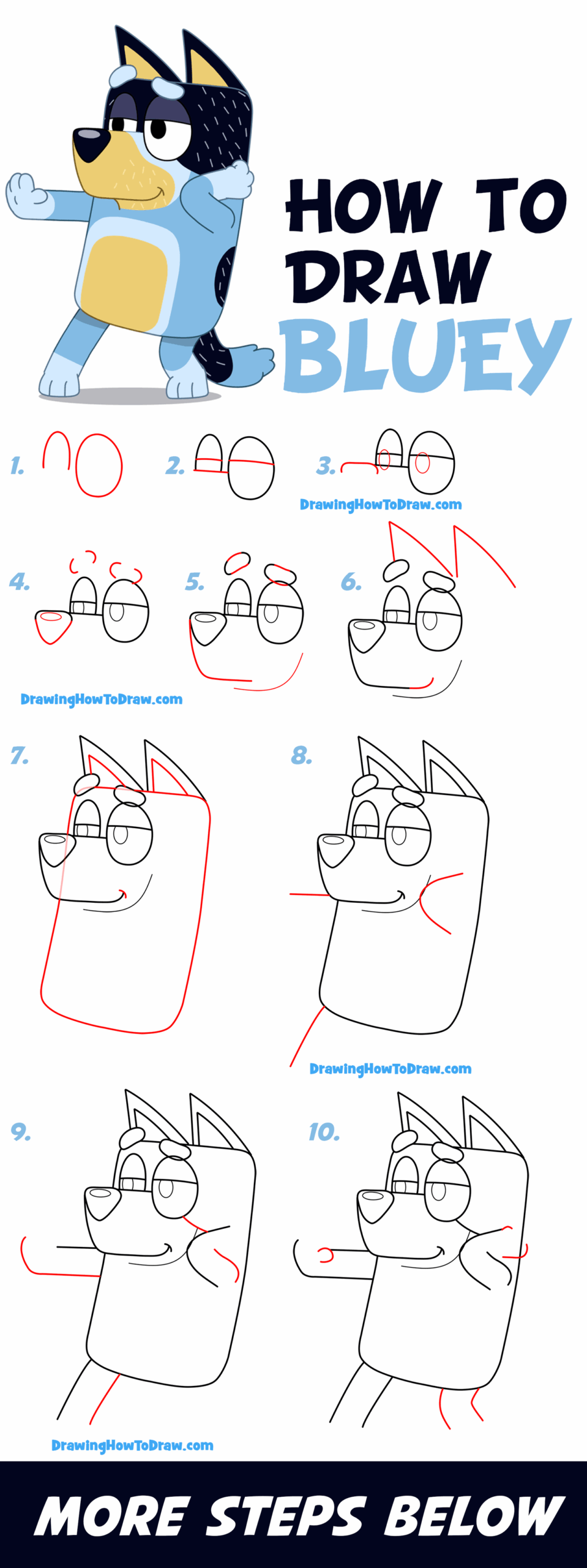 draw bluey