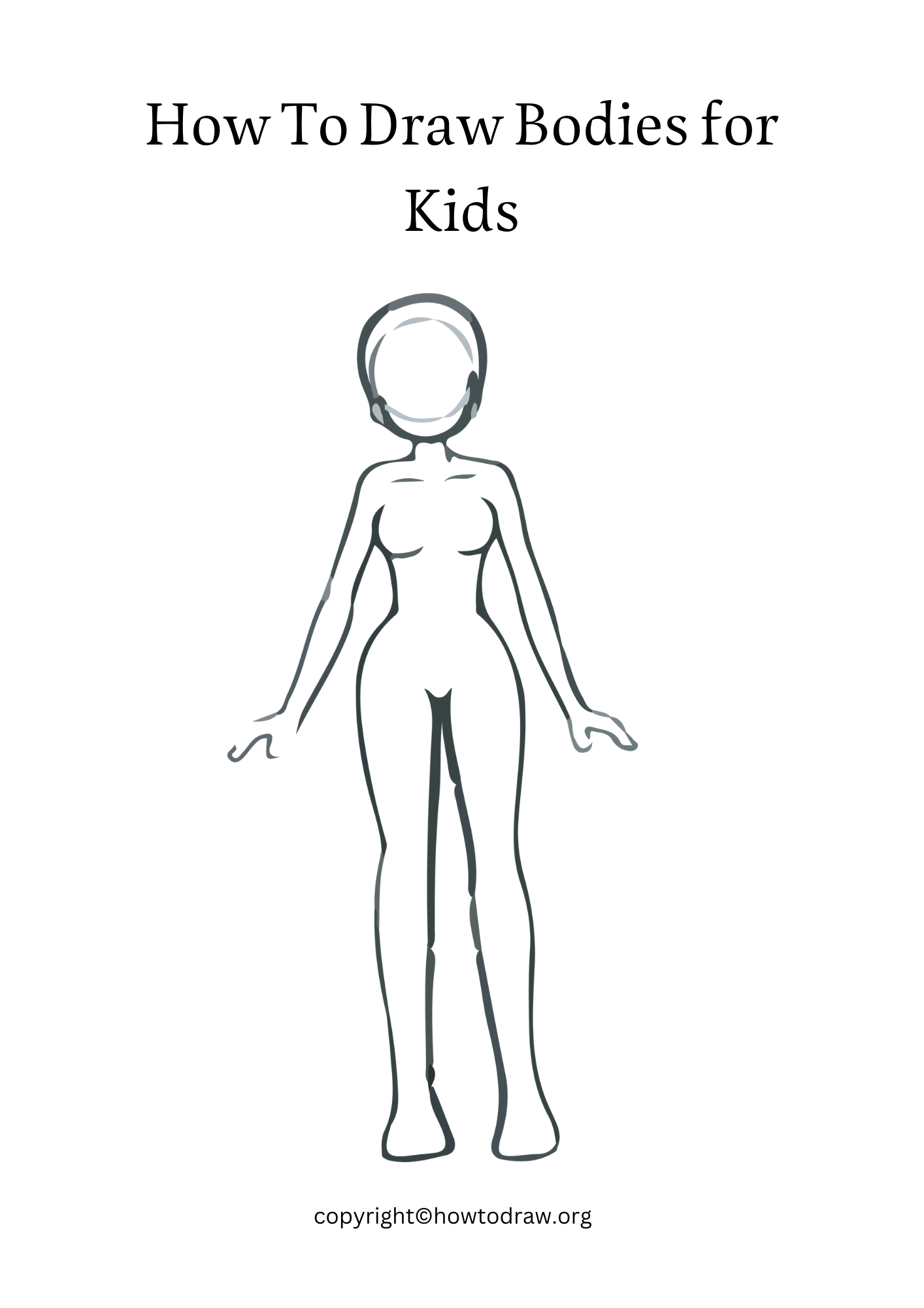 How To Draw Bodies Step By Step For Kids U0026 Beginners