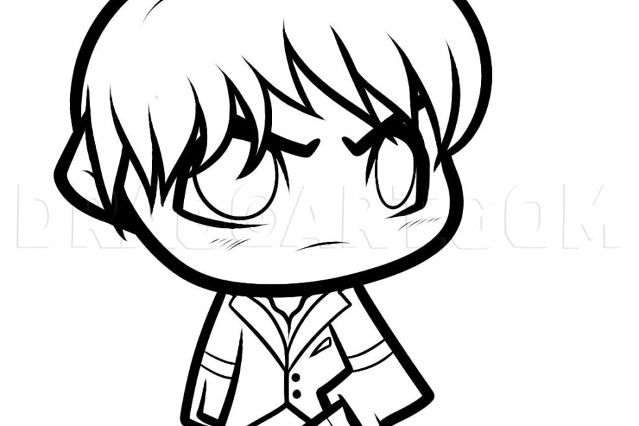 How To Draw Chibi Scarface Chibi Scarface Drawing Step By Step By Dawn DragoArt