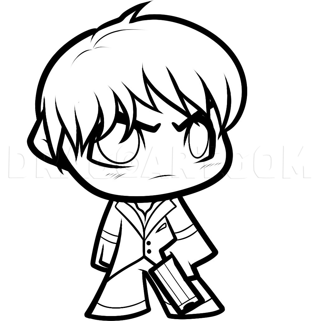 How To Draw Chibi Scarface Chibi Scarface Drawing Step By Step By Dawn DragoArt