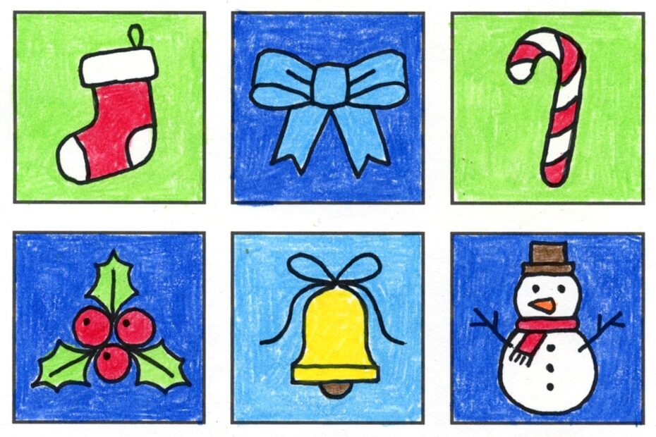 How To Draw Christmas Stuff And Christmas Stuff Coloring Page