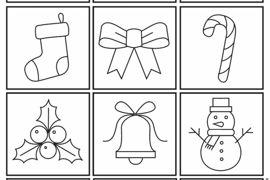 How To Draw Christmas Stuff And Christmas Stuff Coloring Page