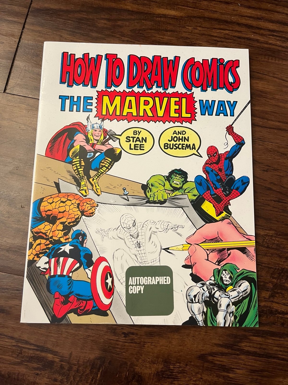 How To Draw Comics The Marvel Way Autographed By Stan Lee Comics