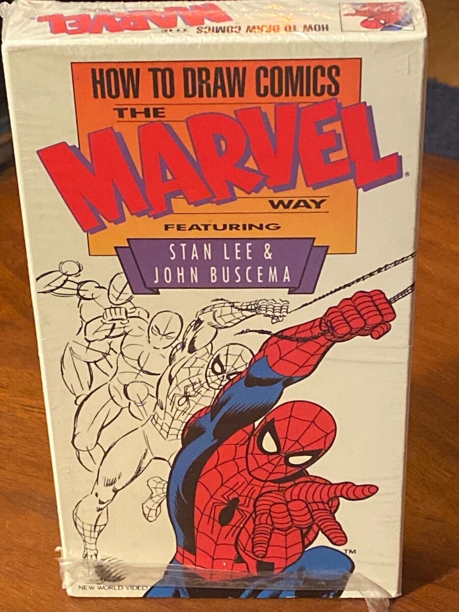How To Draw Comics The Marvel Way VHS Stan Lee U0026 John Buscema In Shrink EBay