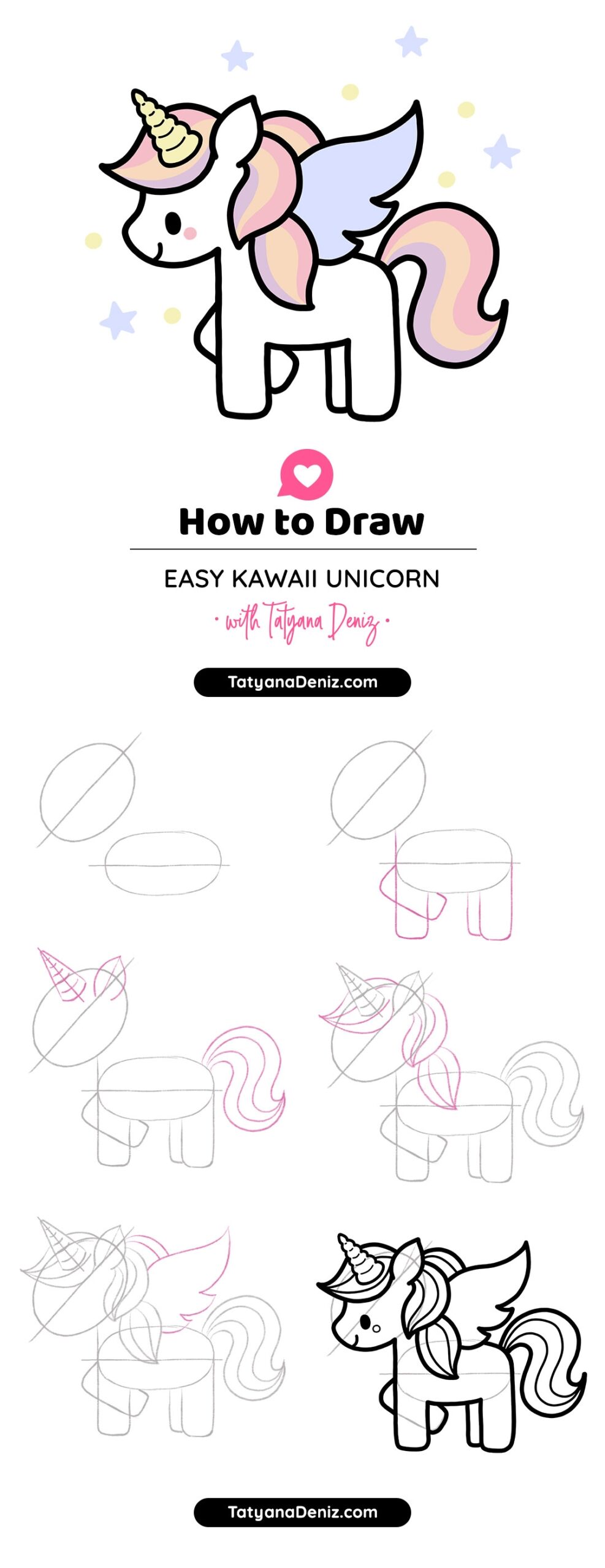 draw a unicorn easy
