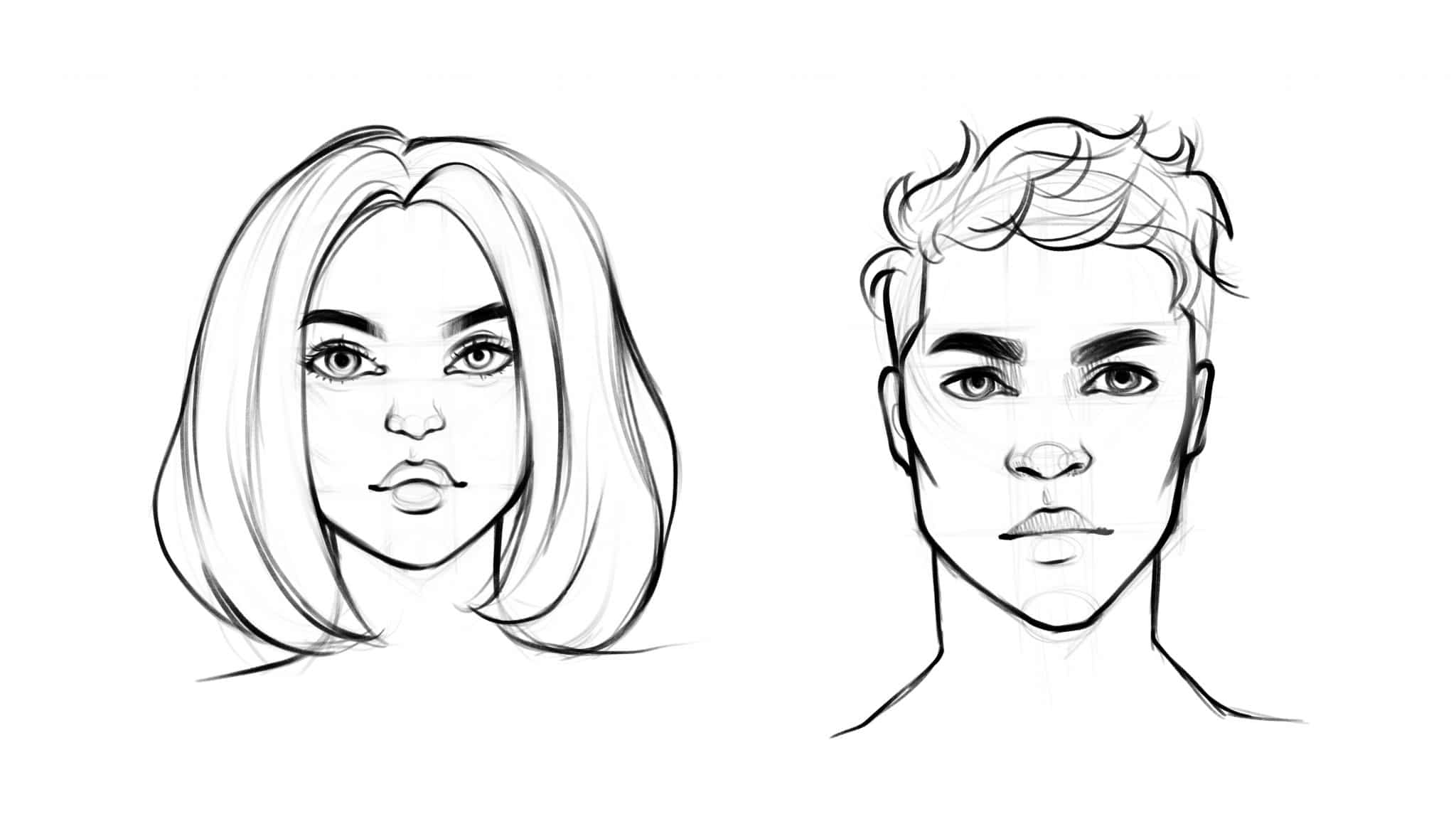 How To Draw Faces A Step By Step Tutorial For Beginners Alicja Prints