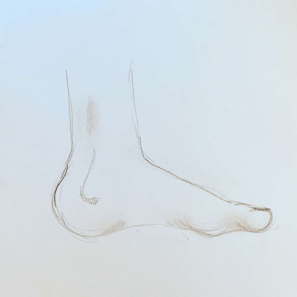 How To Draw Feet From Bottom U0026 Side Basicdraw