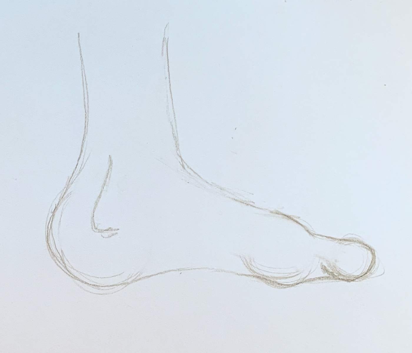 How To Draw Feet From Bottom U0026 Side Basicdraw