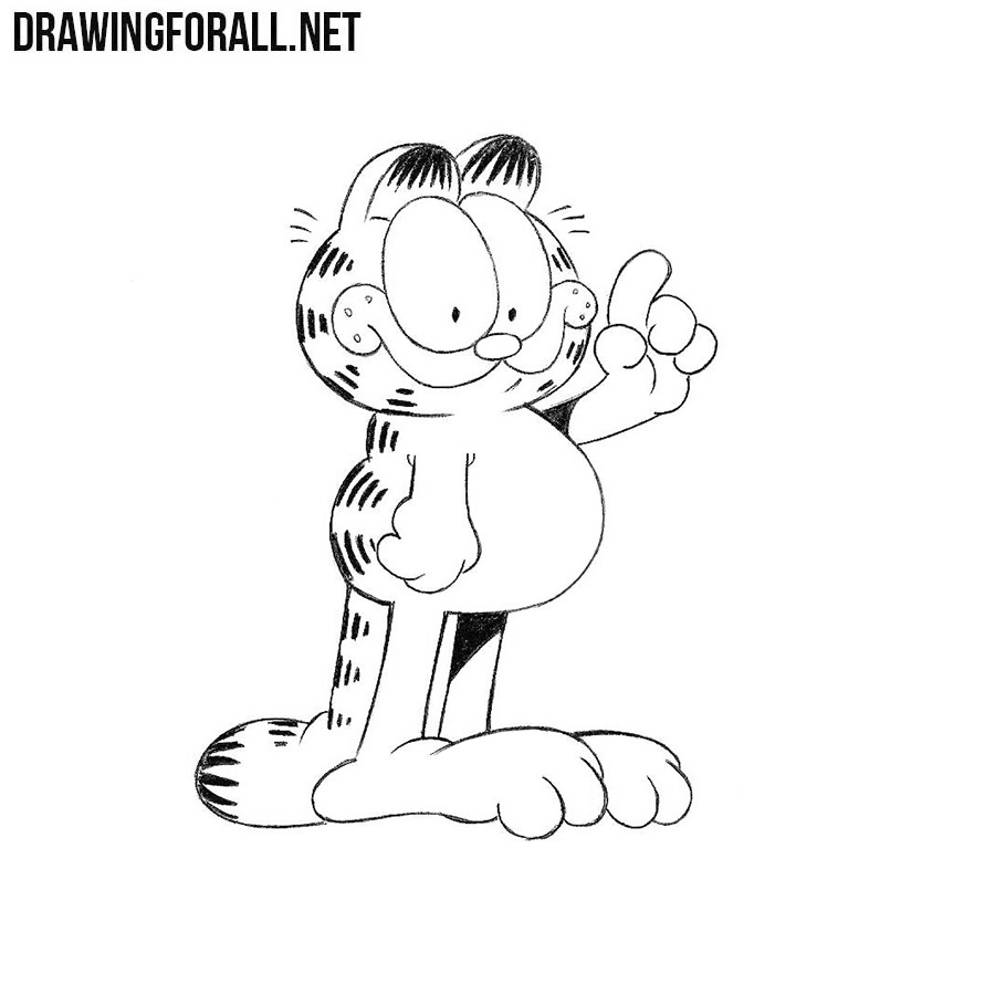 How To Draw Garfield