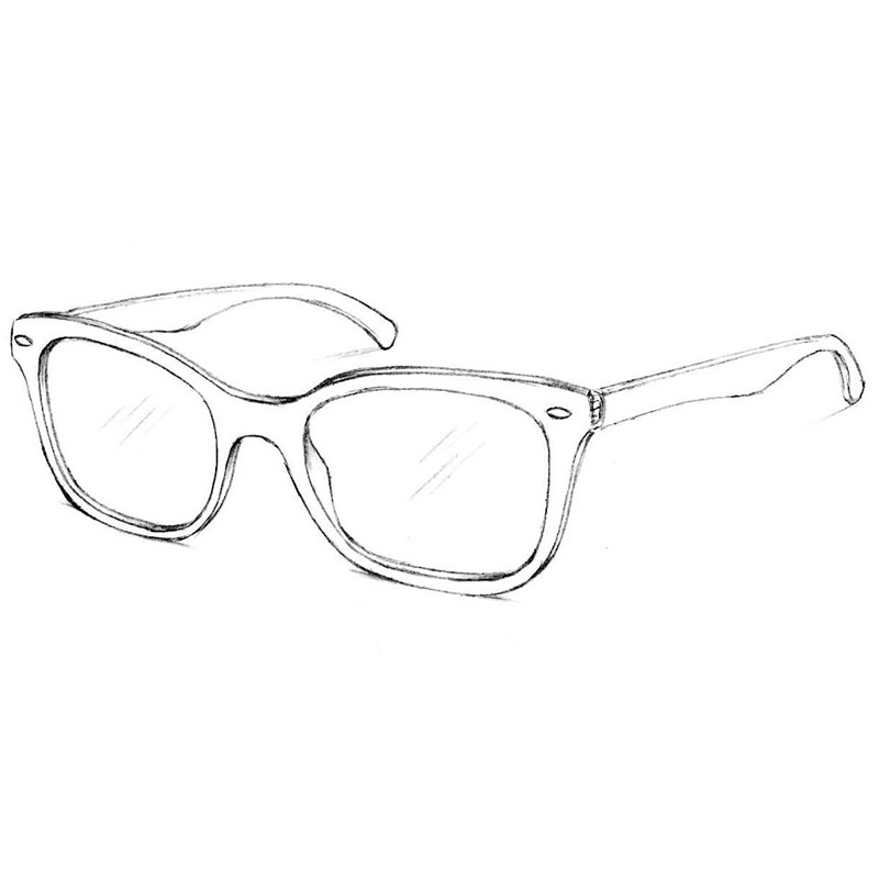 sunglasses drawing