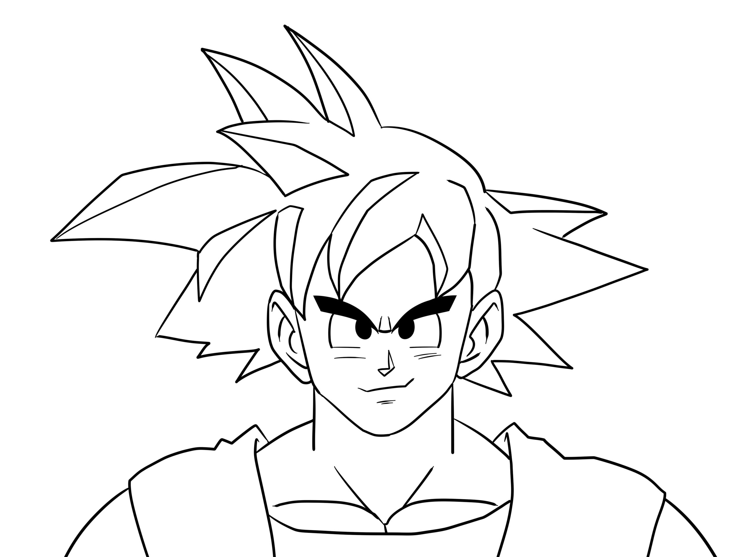 How To Draw Goku 14 Steps with Pictures WikiHow