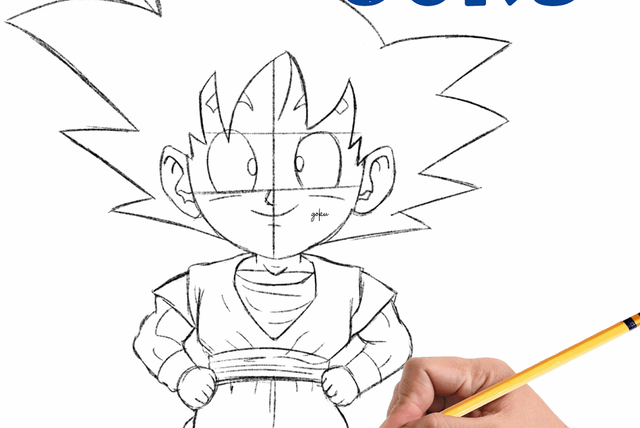 How To Draw Goku Crafty Morning