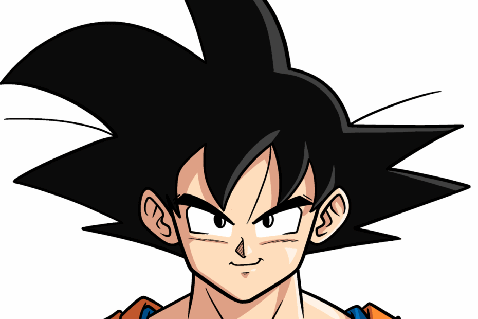 How To Draw Goku Really Easy Drawing Tutorial