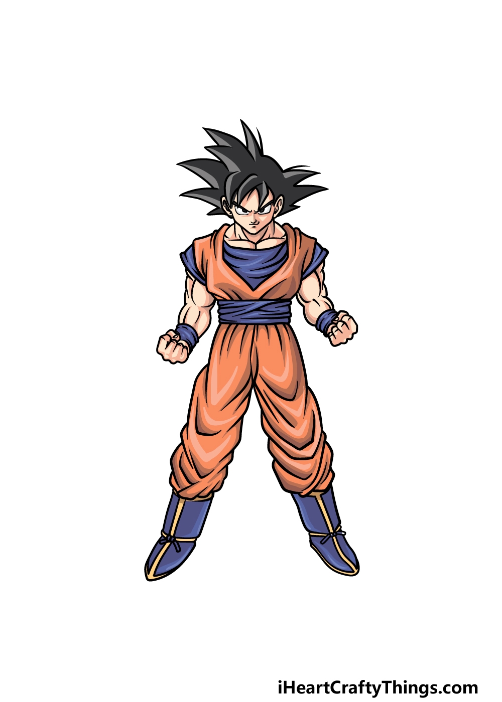 goku easy drawing