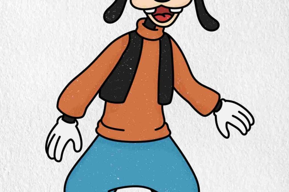How To Draw Goofy HelloArtsy