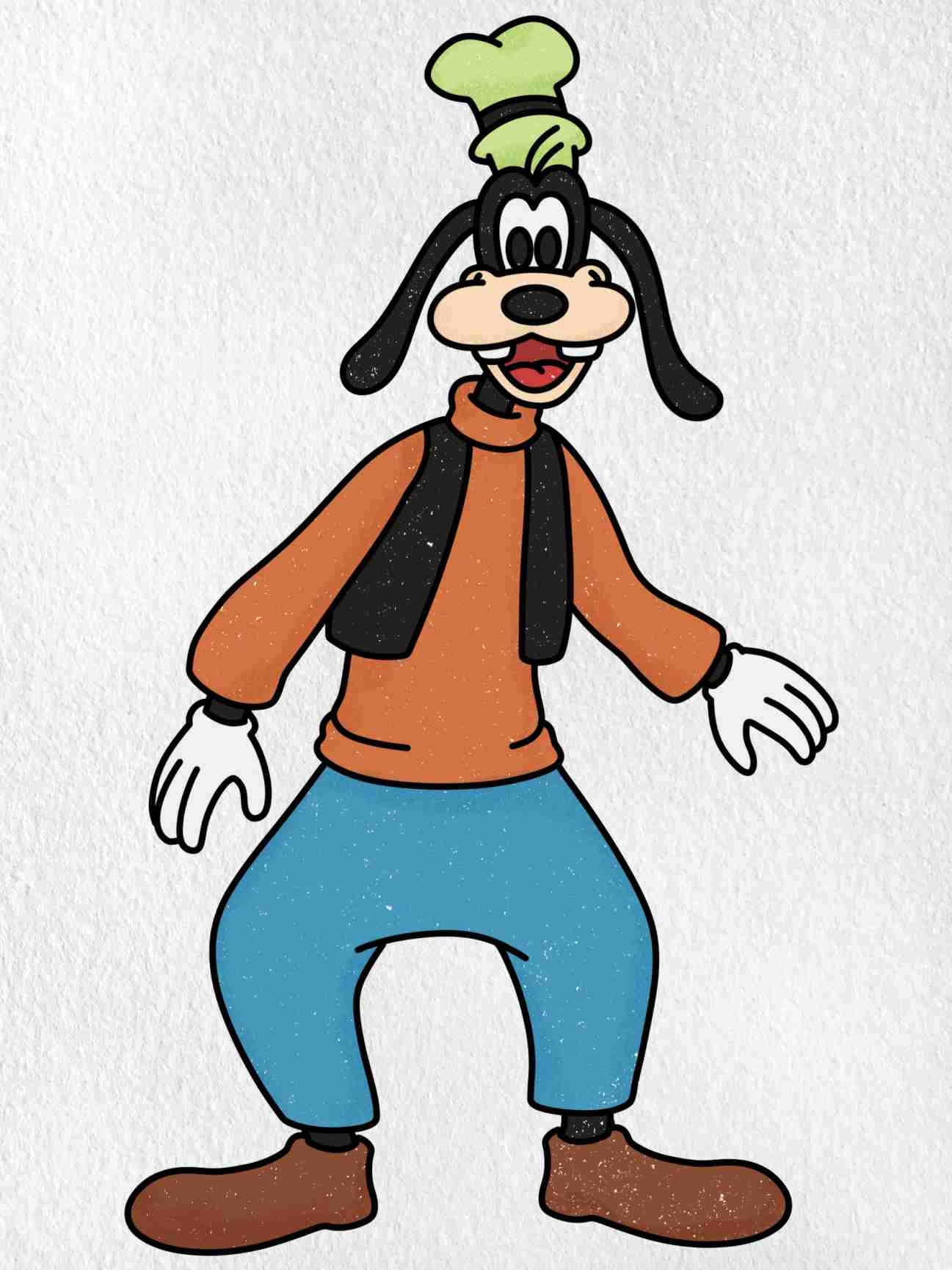 How To Draw Goofy HelloArtsy