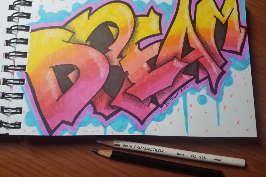 How To Draw Graffiti Letters For Beginners Art By Ro