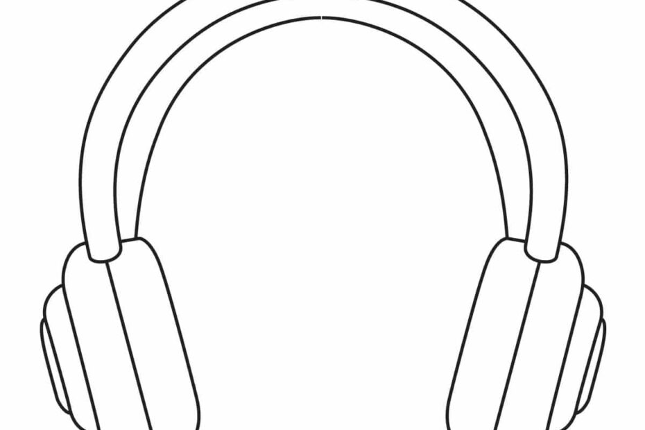 How To Draw Headphones Easy Step by Step Art Lesson For Kids