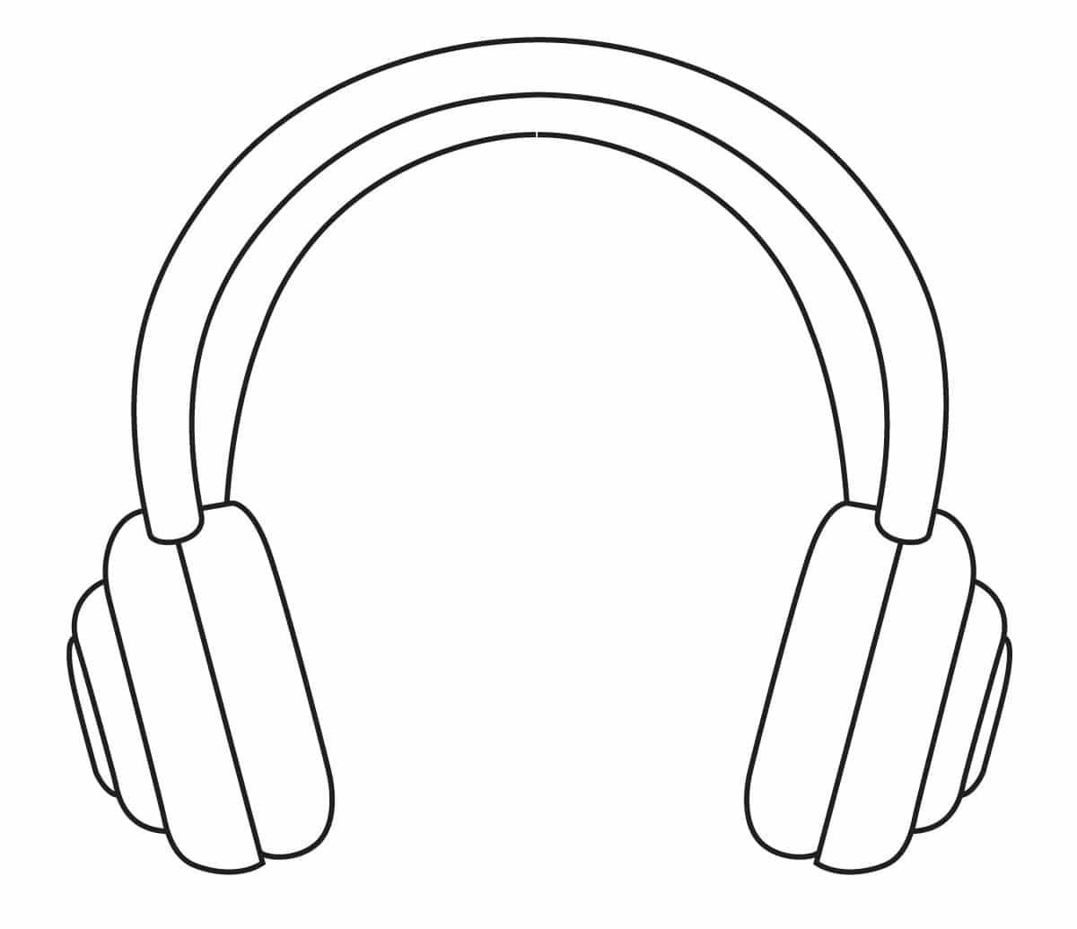 How To Draw Headphones Easy Step by Step Art Lesson For Kids