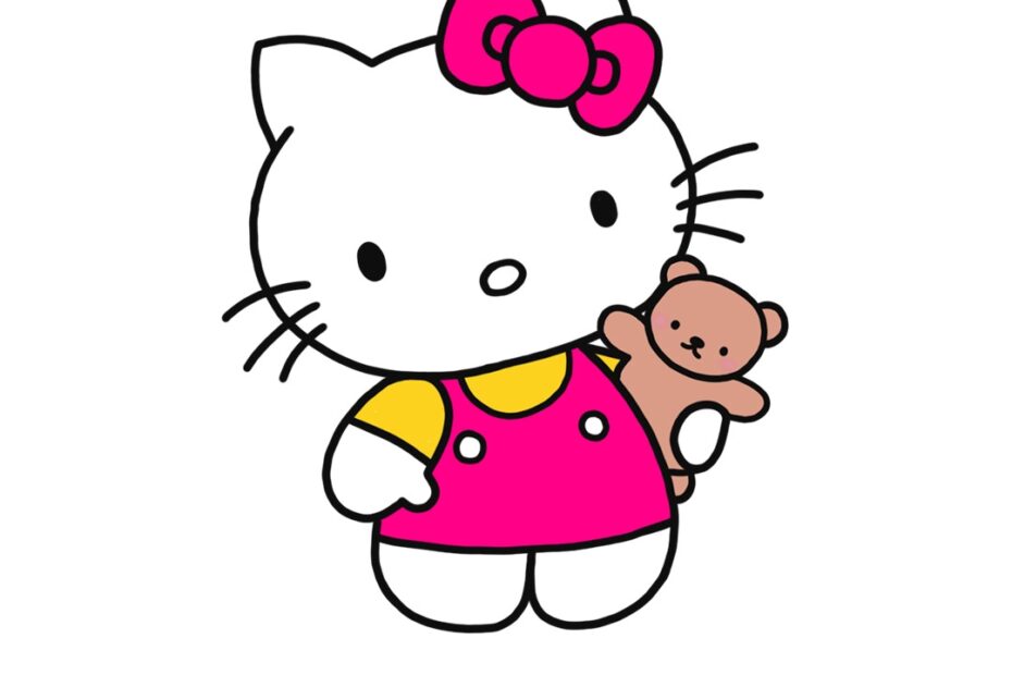 How To Draw Hello Kitty Step by step With Simple And Easy Drawing Tutorial