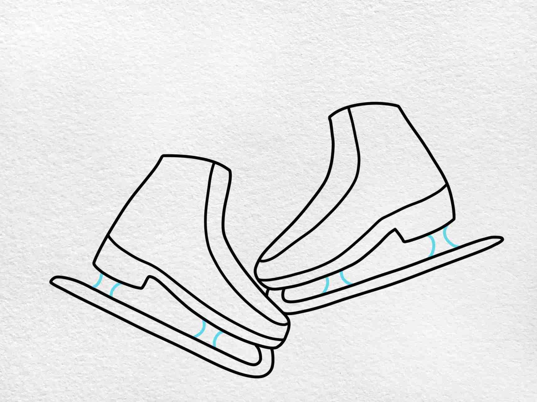 How To Draw Ice Skates HelloArtsy