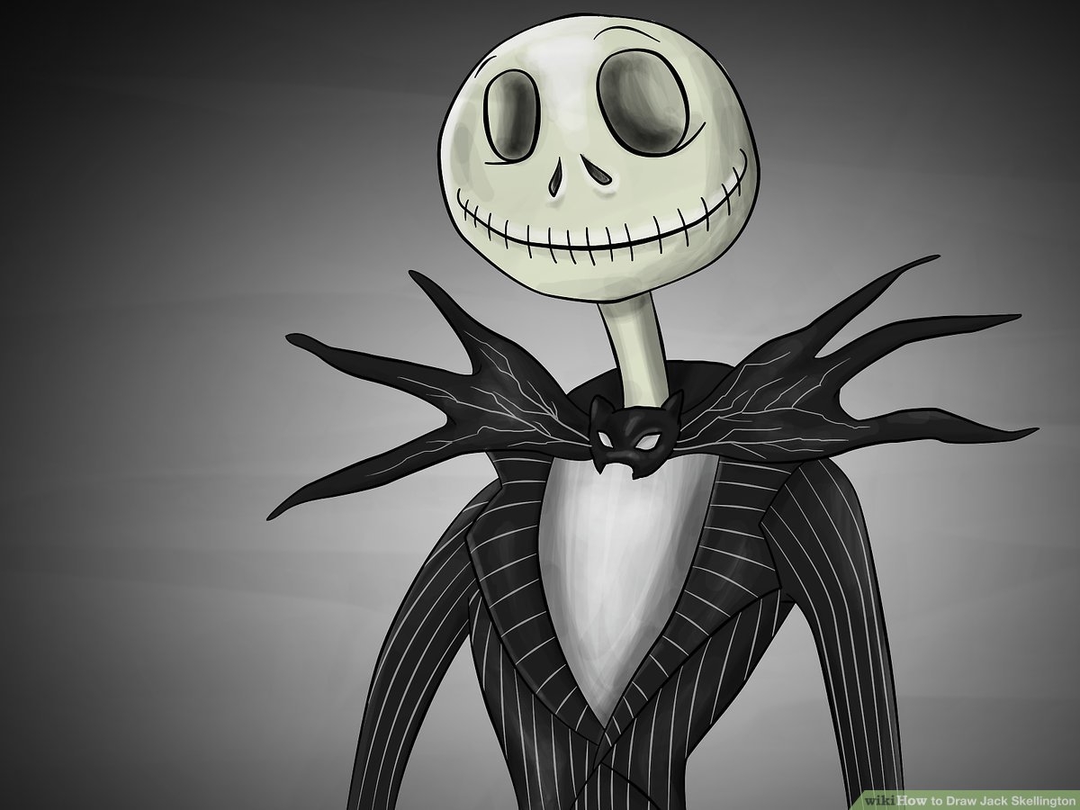 How To Draw Jack Skellington 11 Steps with Pictures WikiHow