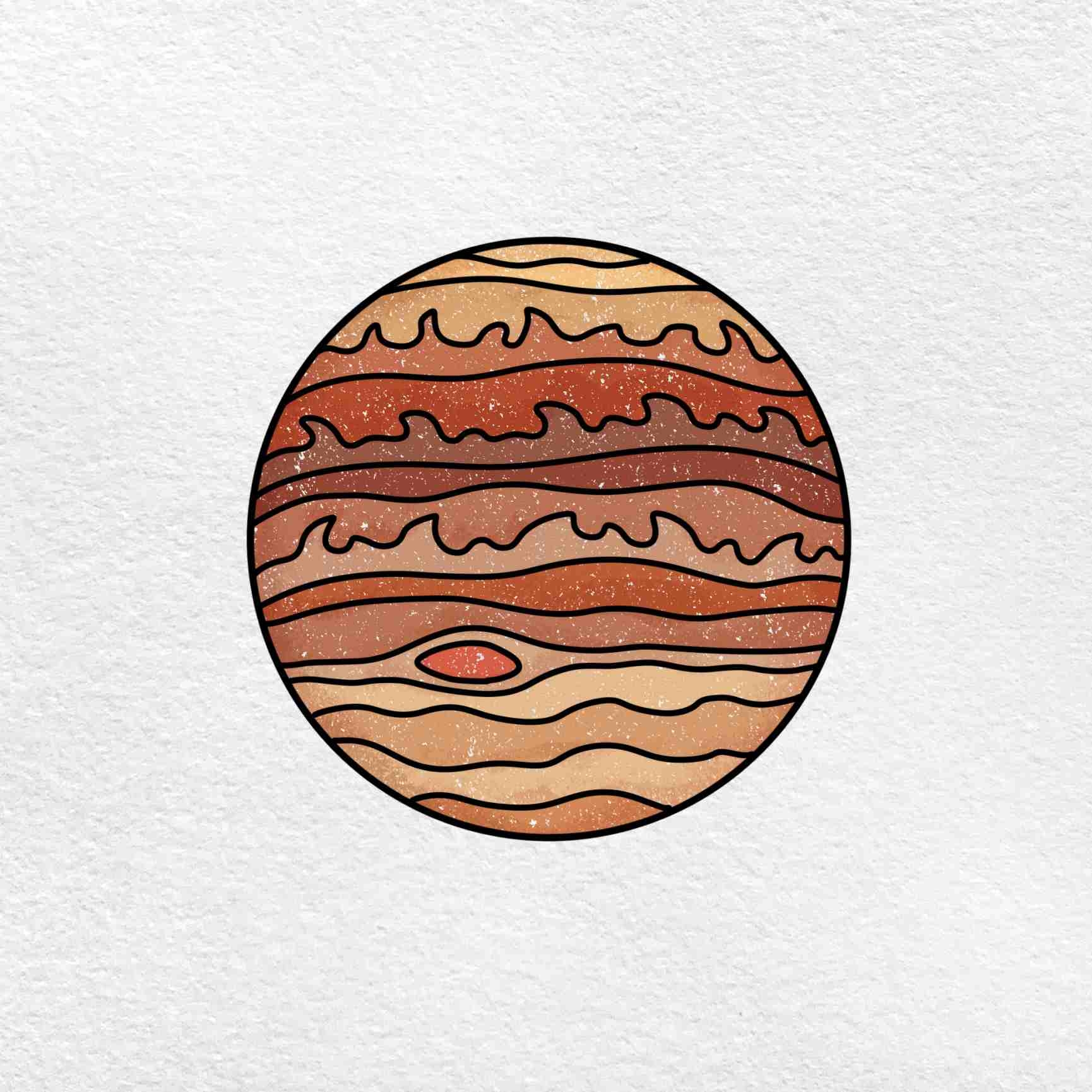 How To Draw Jupiter HelloArtsy